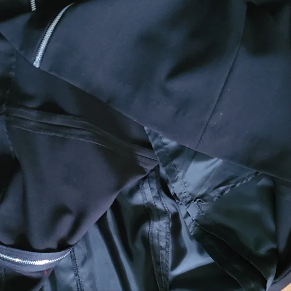 Calvin Klein Zipper Mini Sheath Dress 10 Women Black Silver Lined NEW - Picture 4 of 6